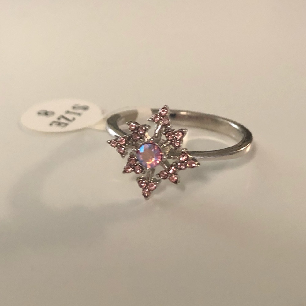 Pink Snowflake Fragrant Jewels Ring size 8